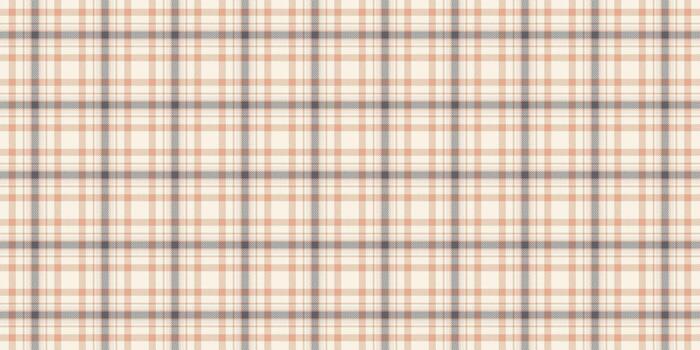 Subtle peach and grey plaid pattern. Perfect for backgrounds, textiles, or website design. Elegant, minimalist, and versatile, this seamless texture offers a touch of rustic charm. vector