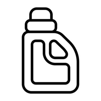 Simple Detergent outline icon. The icon can be used for websites, print templates, presentation templates, illustrations, etc vector