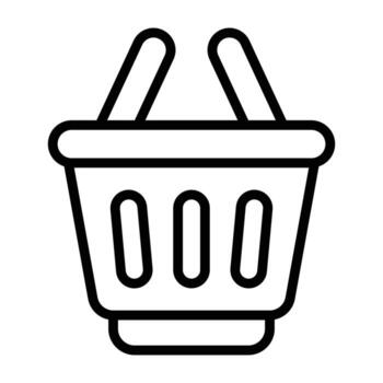 sencillo cesta vistoso icono. el icono lata ser usado para sitios web, impresión plantillas, presentación plantillas, ilustraciones, etc vector