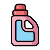 Simple Detergent colorful icon. The icon can be used for websites, print templates, presentation templates, illustrations, etc vector