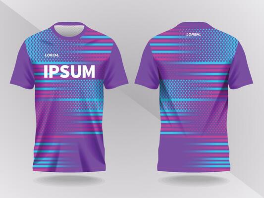 blue and purple abstract background and pattern for sport jersey design