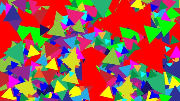 resumen caos de vistoso triangular geométrico forma modelo vector