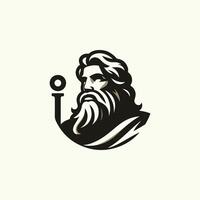 god zeus logo vector