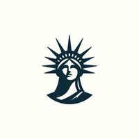 Liberty Lady Logo vector