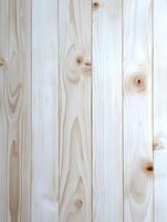 a close up of a white wood wall with some wood planks photo