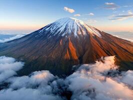 mount fuji, japan, sunrise, clouds, sunrise, clouds, clouds, clouds, photo