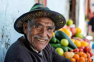 a man wearing a hat photo