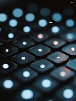 Typing Dots Illuminate a Dark Chat Screen Interface Creating an Atmosphere of Anticipation for a Message Response photo