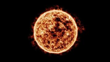 Sun on space video
