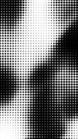 Halftone Dots Pattern Background Animation In Black And White video