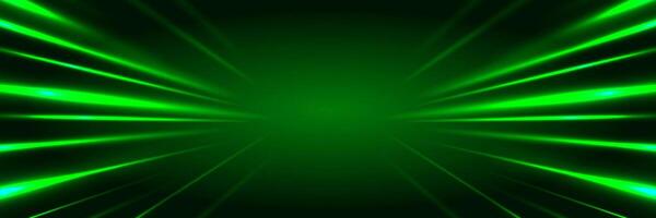 Green laser lights background design vector