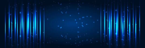 Abstract blue background with sparkles vector