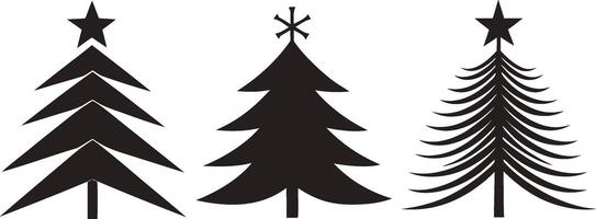 Abstract Christmas Tree Design Elements vector