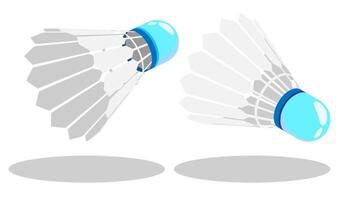 Isometric boulder for sport game of badminton. vector
