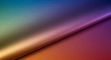 Vibrant Gradient Fabric Fold A Digital Illustration of Shimmering Hues photo