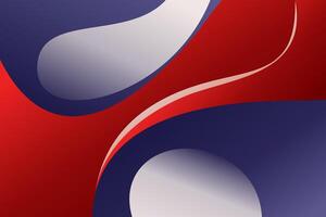Abstract Swirling Design in Red, Blue, and White Hues vector