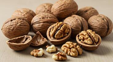 Natures Enigma Unveiling the Walnuts Heart photo