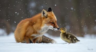 Winters Gentle Touch Fox and Duckling photo