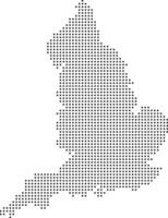 Black Dot England Map Europe Country vector