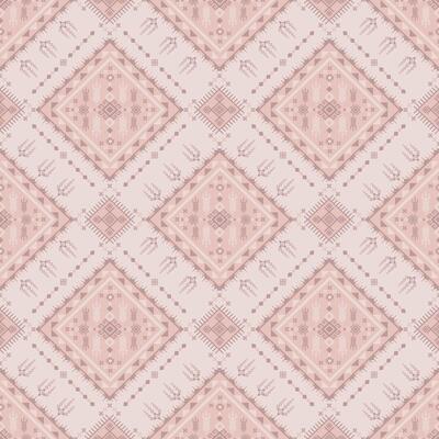 seamless soft pink geometric pattern