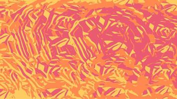 An abstract warm-toned pattern with swirling orange, yellow, and pink forms. Fluid brushstroke-like textures evoke energy, depth, and organic motion. vector