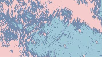 Abstract pattern with dusty pink and slate blue textures, featuring rough brushstrokes and gritty marbling that create a dynamic, organic, distressed visual effect. vector
