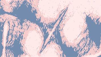 Abstract pattern with dusty pink and slate blue textures, featuring rough brushstrokes and gritty marbling that create a dynamic, organic, and distressed visual effect. vector