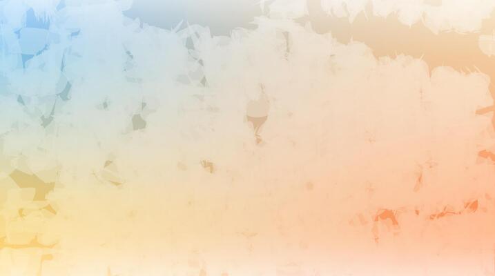 Soft gradient background blending peach to cyan with pixelated, cloud-like shards scattered across the image, creating an ethereal and dreamy digital textures
