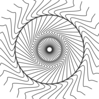 circular vortex made of arcs png