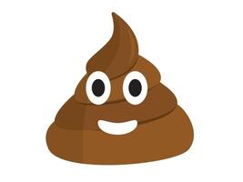 swirl poop cartoon simple vector