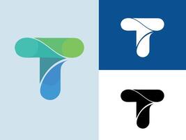 Creative Stylish Letter T Logo Concepts vector
