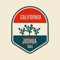 Joshua Trees in California Est. 1994 Badge vector