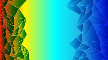 Abstract prismatic color background with ice crystals diamond, gems, triangle shape pattern element and space text for wallpaper, banner, event, flyer, cover vector