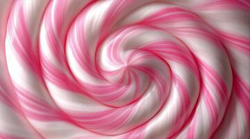 Colorful Swirl of Candy Creates a Vibrant Visual Experience at a Confectionery Shop. photo