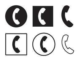 Call icon , Phone icon and set, Mobile call icon, Call Phone icon, Phone symbol, vector