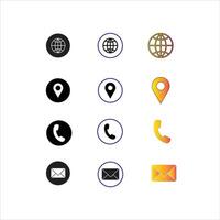 icon Set design internet icon vector