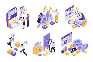 Web development tools and processes illustration vector