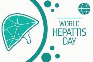 World hepatitis day 2019 vector