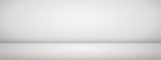 Limbo gray background. Abstract studio gradient bg. Modern banner with empty space for advertising text. vector