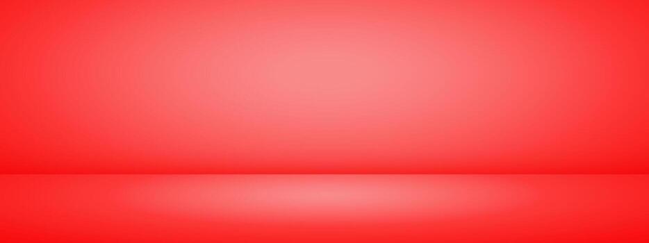 Limbo red background. Abstract studio gradient bg. Modern banner with empty space for advertising text. vector