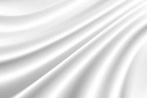 white silk cloth fabric wave overlapping with light and shadow. white and gray abstract texture background and copy space for web vector