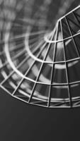 Chrome mesh Mobius loop spinning in a continuous 3D cycle. Clean, minimal, and modern suitable for tech intros, digital art, or conceptual design. video