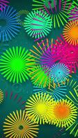 Vibrant 3D animation with cartoon-style fireworks in motion. The looping animation creates a festive mood with dynamic bursts and rich colors. Cycle animation. video
