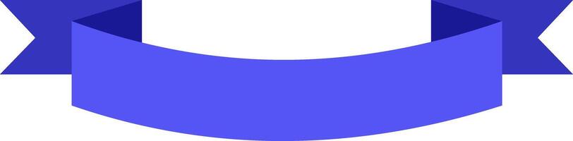 Waving blue ribbon banner with copy space, perfect for adding text or designs for various purposes such as awards, celebrations, or announcements vector
