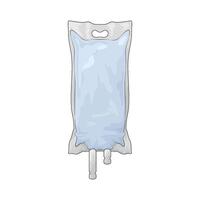 illustration of a iv bag vector