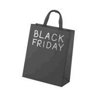 Black Friday Bag vector
