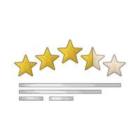 shopping star rating vector
