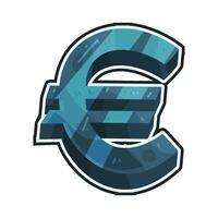 Euro Currency Symbol illustration vector