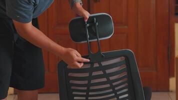 Adjusting Headrest of an Ergonomic Office Chair video