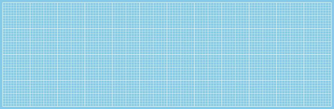 Millimeter graph paper grid. Technical pattern for school, engineering line scale measurement. Lined white blank for education. plotting graph grid paper background. vector